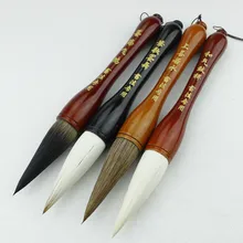 Корова волос Китайский ручка-кисть для каллиграфии множество волокон Щетка в форме Хоппер медведь щетка для волос китайской живописи и письменные принадлежности