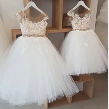 Темно-синие платья для девочек с цветочным принтом; платья для девочек; фатиновые платья для девочек