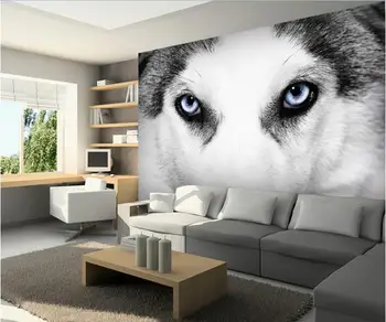 

3d room wallpaper custom mural non-woven picture wall sticker 3 d the dog's eyes painting photo 3d wall murals wallpaper