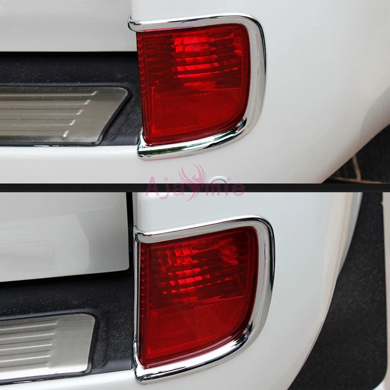 2012 2015 Rear font b Lamp b font Cover Light Overlay Trim ABS Garnish Chrome Panel