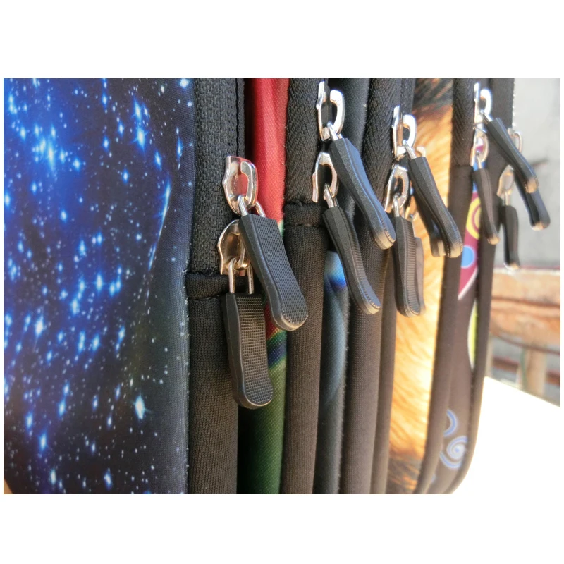 Wholesale Zippers 7 10 12 13 14 15 15.6 17 17.3 inch Laptop Sleeve Bag Cover Cases Fashion Neoprene Pouch Computer Bolsas Hot