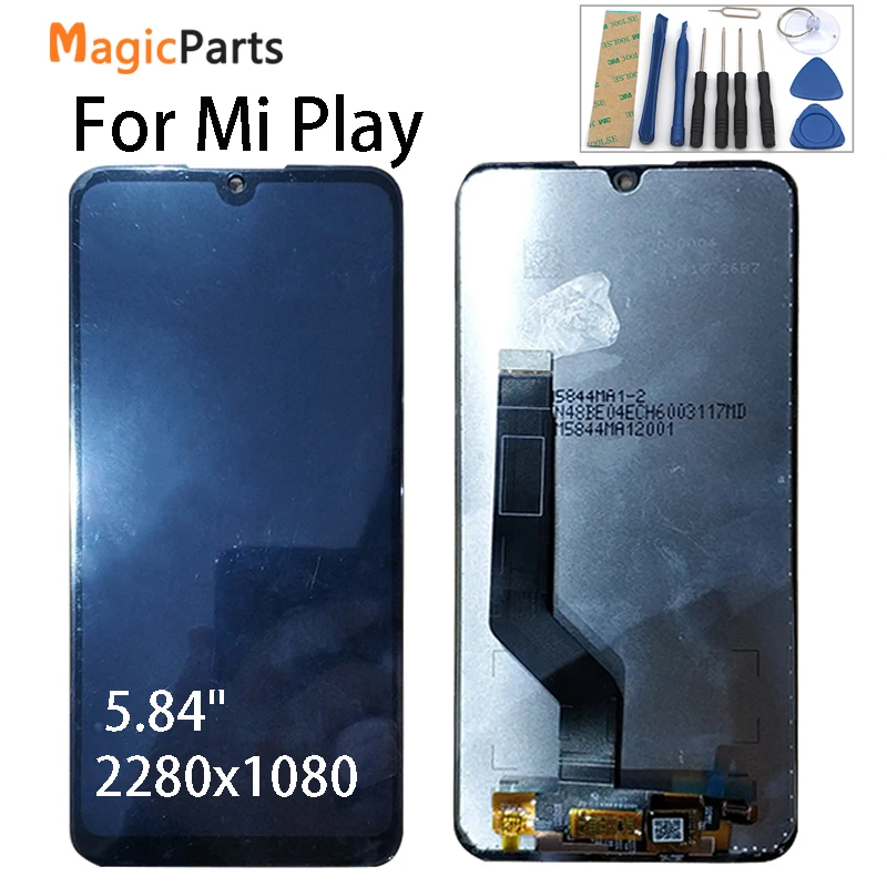 Оригинальный ЖК экран для Xiaomi Mi Play дисплей кодирующий преобразователь