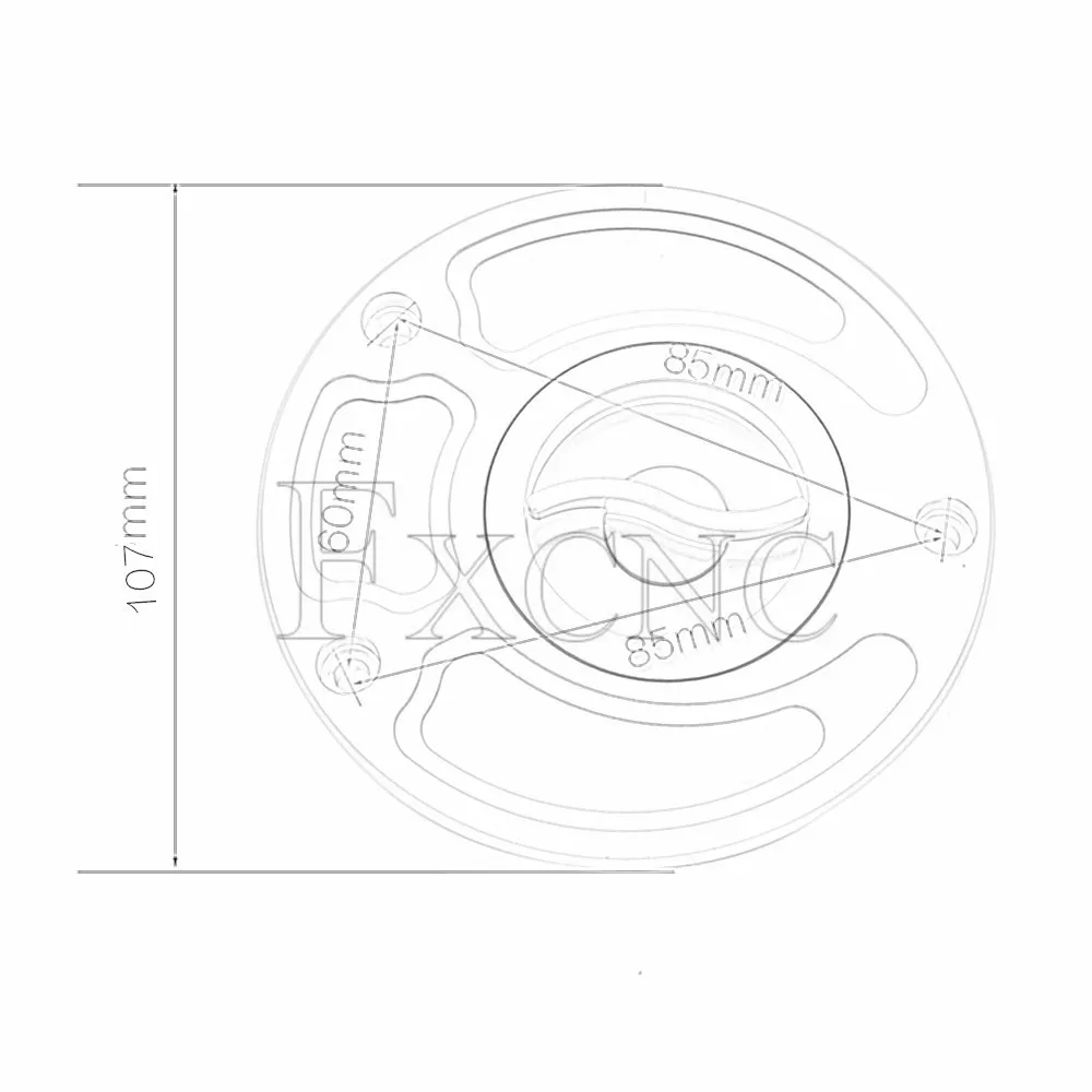 Крышка топливного бака мотоцикла, крышка бензобака без ключа для SUZUKI DL 650 1000 V-Storm 2012 2013