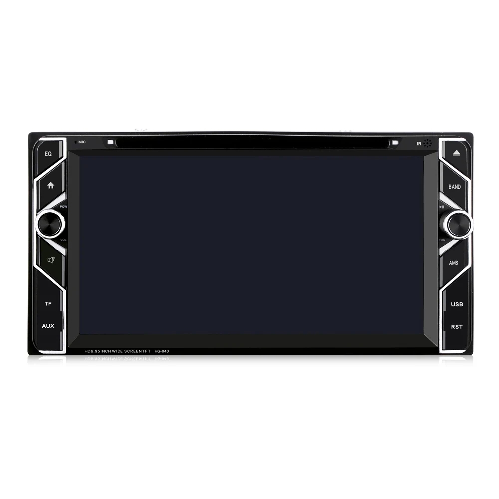 HG040 2 Din 6 95 дюймов Bluetooth Стерео DVD плеер для Toyota поддерживает громкой связи FM радио
