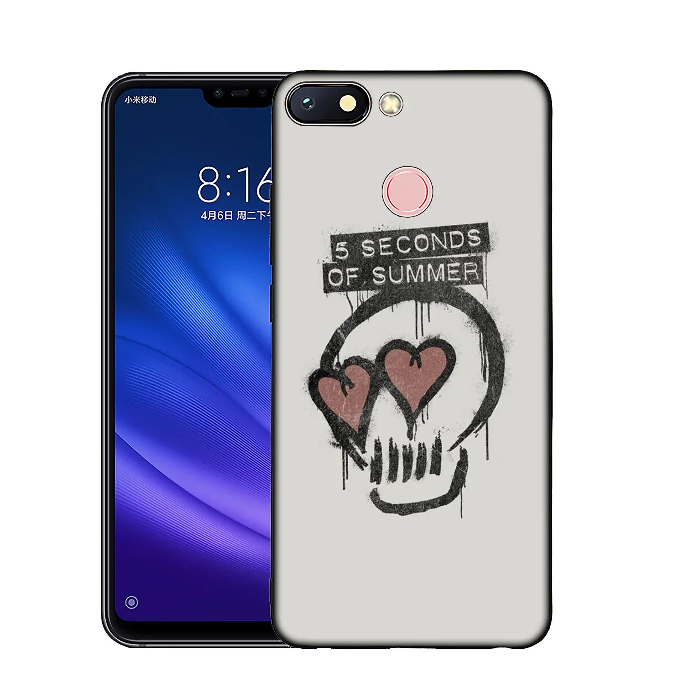 5Sos ремешок YOUNGBLOOD 5 секунд лета мягкий чехол для Xiaomi Mi 10 9 8 A3 A2 9T Pro Lite SE A1 CC9 CC9E 5X