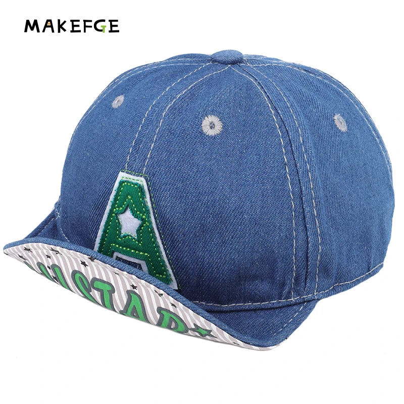 

2019 New Baseball Cap Cotton Soft Adjustable A Letter Cute Boy Girl Baby Kids Hat Visor Outdoor Sports High Quality Snapback