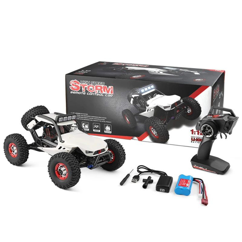 WLtoys 12429 1/12 4WD высокая скорость бездорожье Радиоуправление RC автомобиль багги с