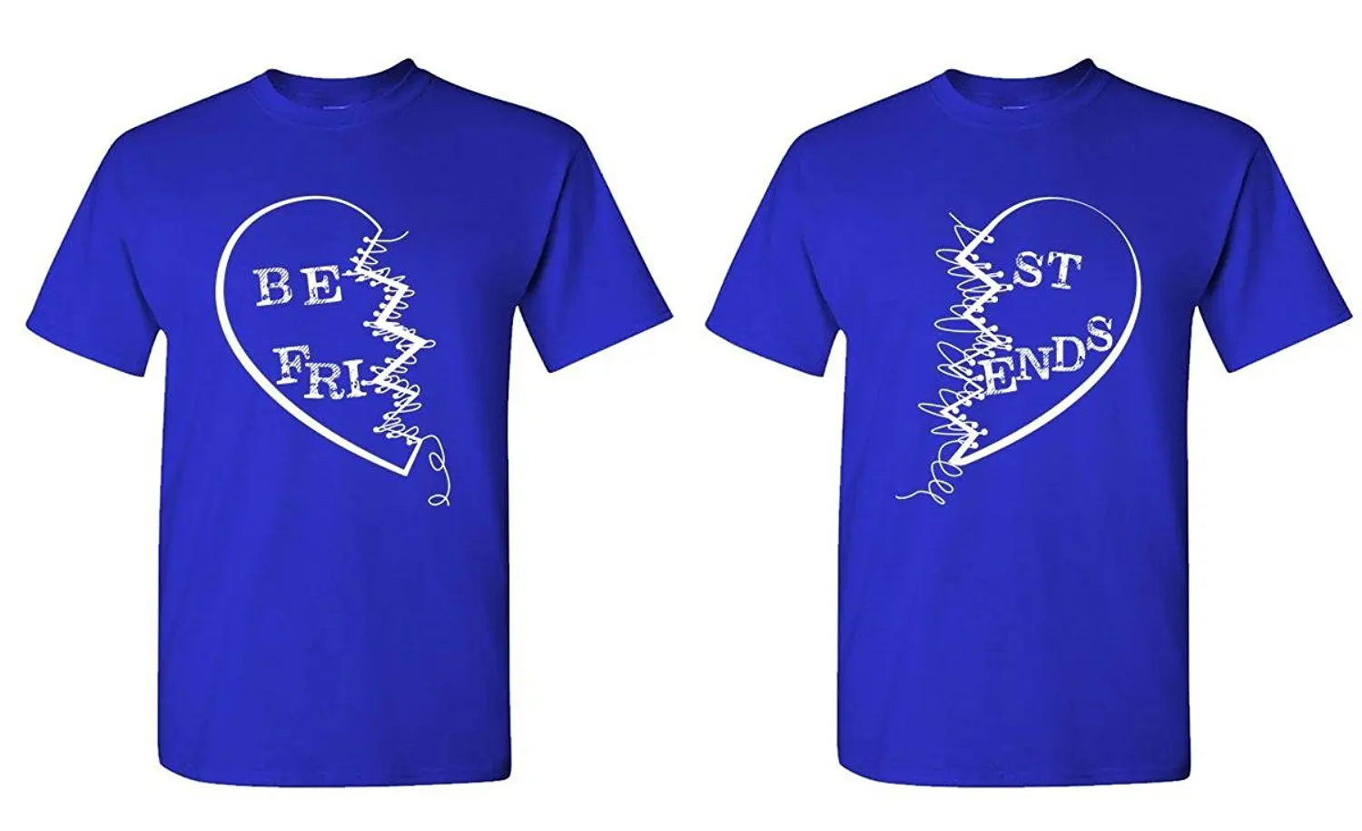 Gildan Custom tee shirt designer BEST FRIENDS buddies Couples TWO T