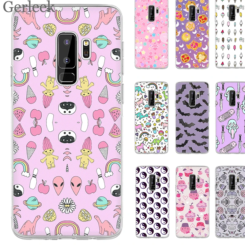 Чехол для мобильного телефона Desxz Girly Pastel Witch Samsung Galaxy A10 A30 A40 A50 A70 A3 A5 A6 A8 Plus защитный