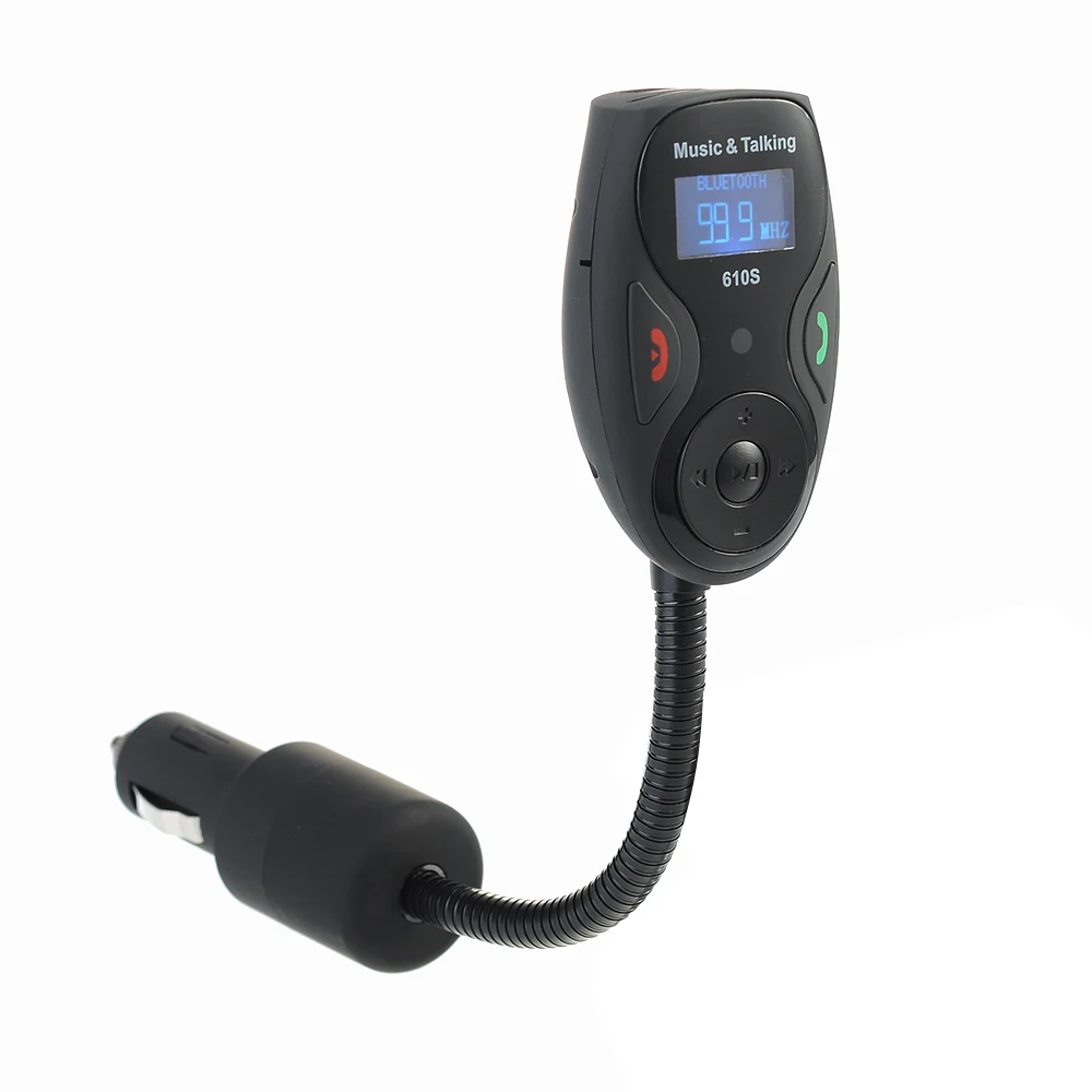 VicTsing Car Kit Hands-free Stereo Bluetooth FM Transmitter Modulator MP3 Player DC 12V- 24V Auto Music Player Cheap             (3)