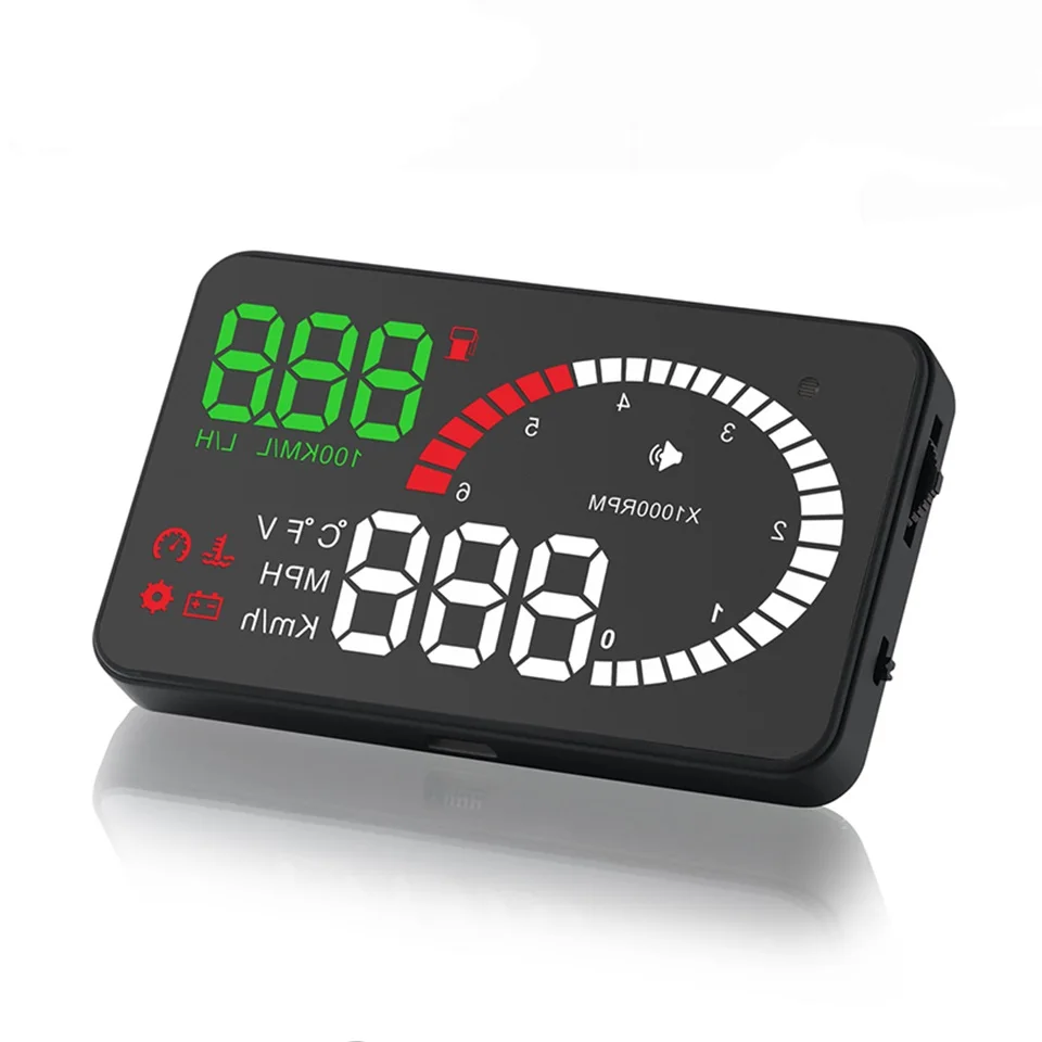 Дисплей на лобовое стекло Hud OBD2 прибор для измерения скорости автомобиля X6 3