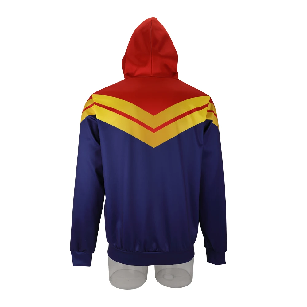 3D Printed Captain Marvel Carol Danvers Ms Marvel Costumes Hoodies Sweatshirts Tracksuit Casual Zipper Hooded Jacket Clothing (5)
