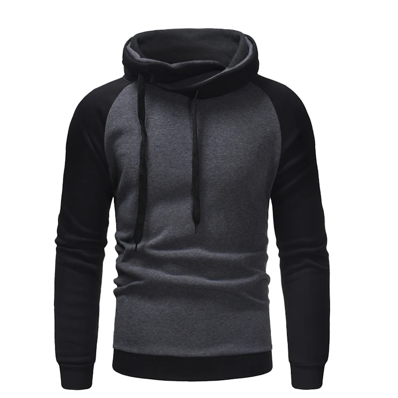 

Casual Hoodies Men 2018 Autumn Fashion Brand Pullover Solid Color Turtleneck Sportswear Sweatshirt Men'S Tracksuits Moleton 3XL