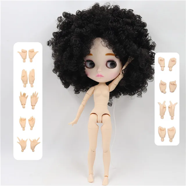 Icy Factory Blyth Doll 1 6 Bjd White Skin Joint Body Black Afro