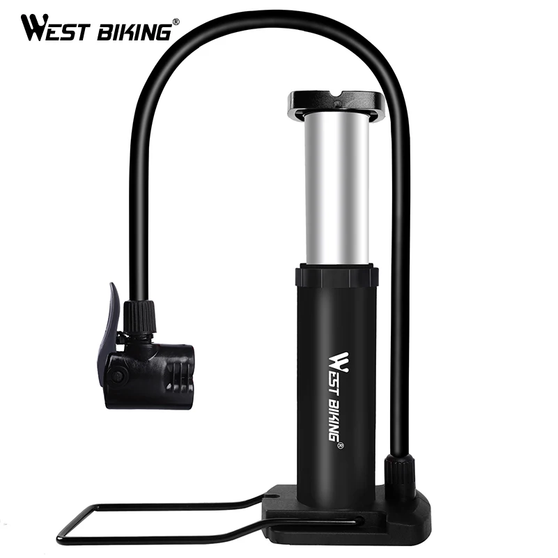 WEST BIKING насос для велосипеда алюминиевый сплав MTB горный велосипед надувной ног
