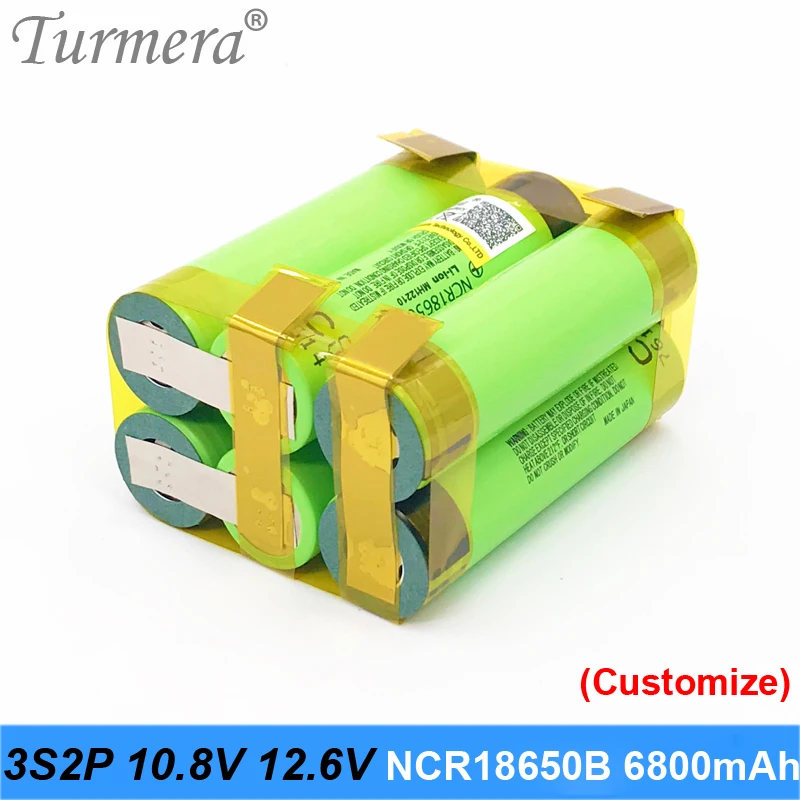 18650 батарея 3400mah ncr18650b 12,6 v 16,8 v 21v батарея для отвертки батареи сварные полоски для пайки Настройка батареи NOV10