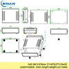 Caja de conexiones de hierro, carcasa de hierro de escritorio personalizada, Caja de proyectos electrónicos housding pcb diy design, caja de instrumentos 280*210*80mm ► Foto 3/5