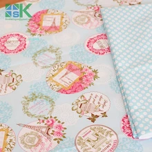 Fashion DIY Cotton Fabric Fabric Slanting 100 stripe cotton cloth font b bedding b font font