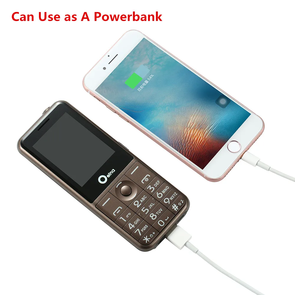 Оригинальный новый внешний аккумулятор Oeina T18 2500 мАч FM 3 Sim карты GSM 2 4 ''для