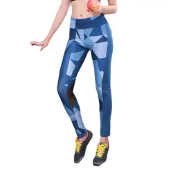 Feitong Леггинсы для женщин 2019 новые женские летние фитнес цифровой печати синий Galaxy Star брюки девочек узкие брюки Леггинсы
