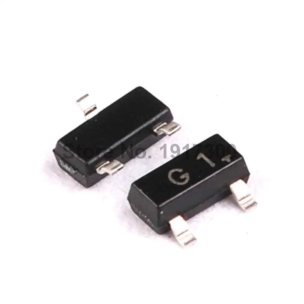 NPN 160 V 600 mA Pd = 350 mW transistors 100PCS X KEC 2N5551S-RTK//P SOT-23 SOT-23-3