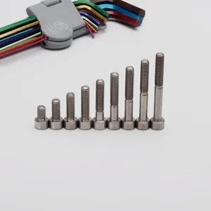 Тонизирующие титановые винты GR5 крепежные метрические титановые M6 шестигранные торцевые болты 1 шт. - изображение