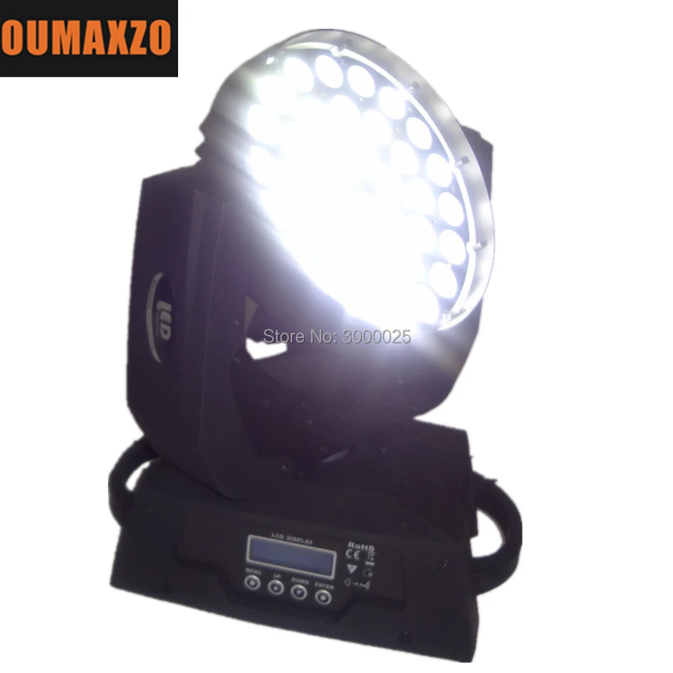 Luz em Movimento 4 Pçs e lote & Flightcase 36 10 w 36 1 Zoom Levou da Cabeça Rgbw 4in 10 w 4in 1 Rgbw Cree Led Zoom Moving Head Wash dj Americano 27 Efeito de Iluminação de palco