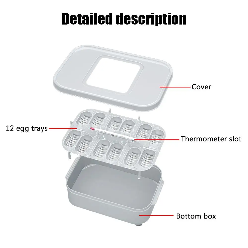 Reptile Breeding Box Professional Reptile Hatching Box Lizard Small Climbing Pet Advanced Incubator With Egg Tray