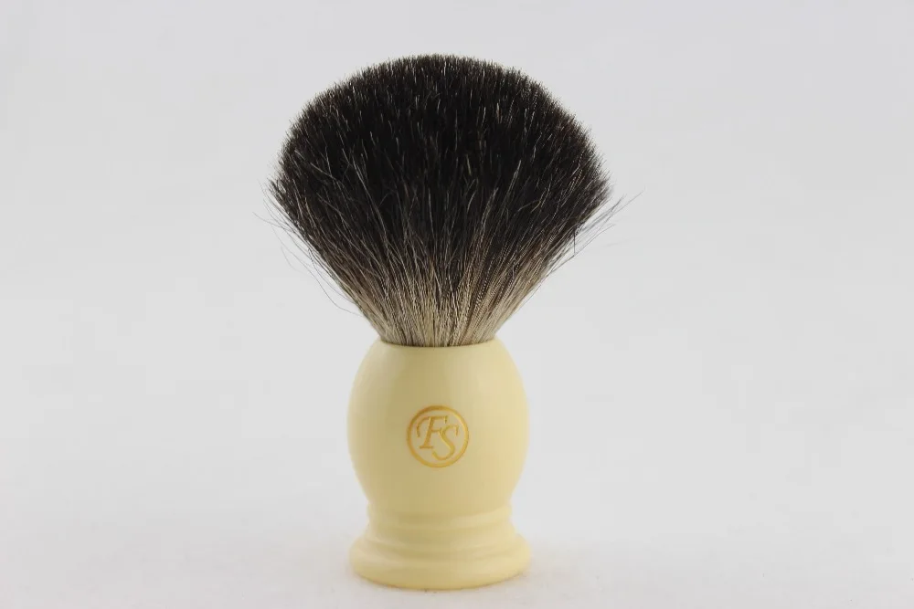 &quotFS&quot-#MB20-IV36 MANCHURIAN Black badger Shaving Brush with Faux Ivory Color Handle Knot size 20mm+FREE SHIPPING | Красота и