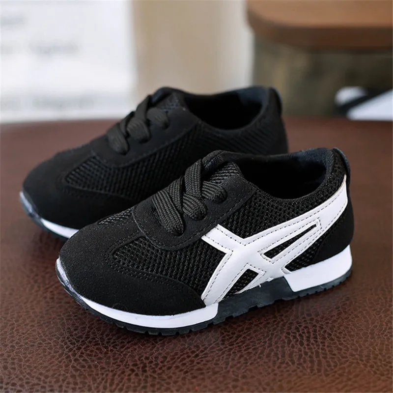 2017 Children Shoes Girls Boys Sport Shoes Antislip Soft Bottom Kids Baby Sneaker Casual Flat Sneakers Mesh Loafers Shoes