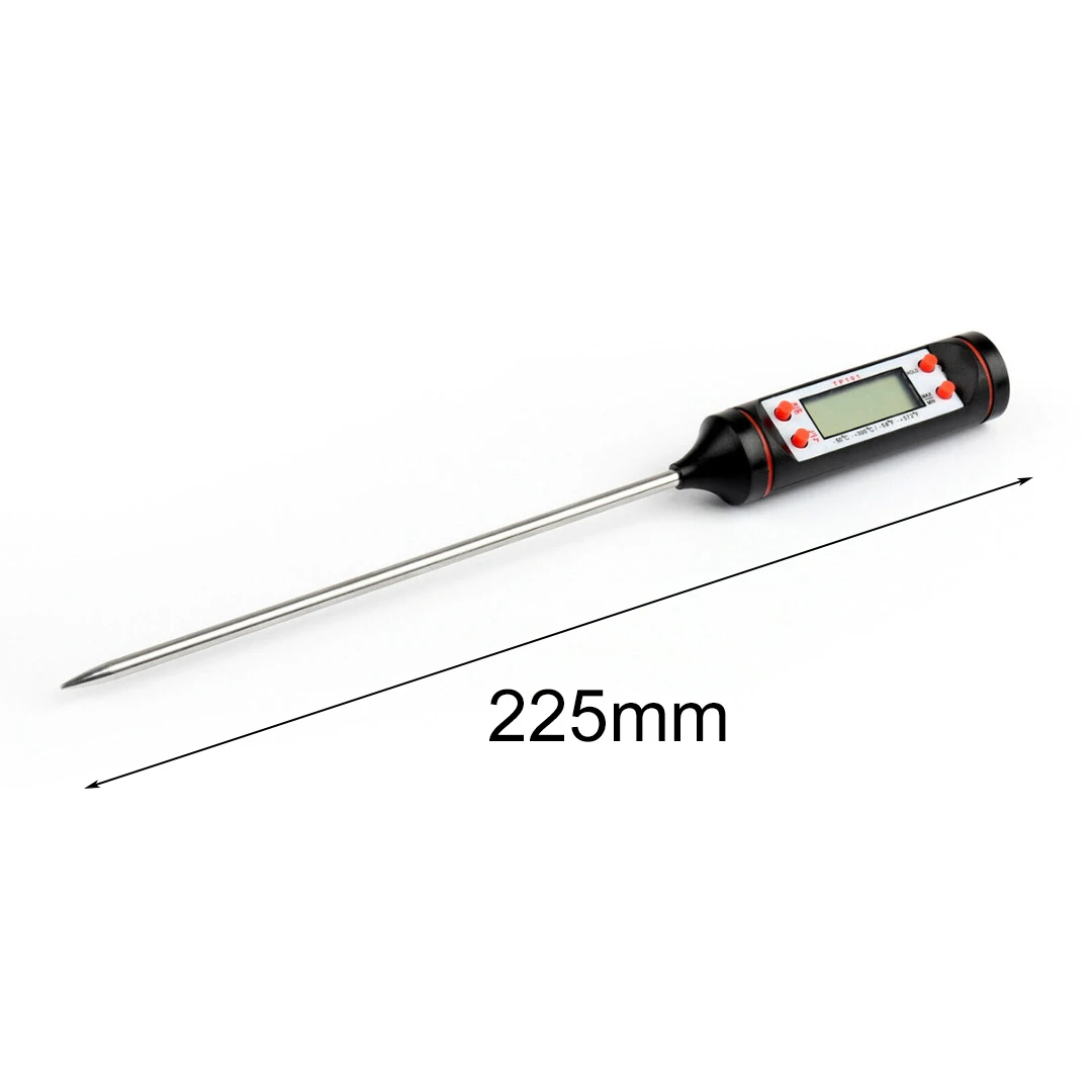 

Digital BBQ Food Kitchen Thermometer Meat Cake Candy Fry Grill Dinning Household Cooking Thermometer Gauges with Battery Mayitr