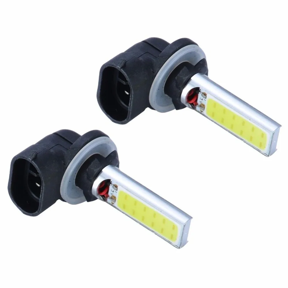 2 шт./компл. 881 H27W 20W 12v COB Светодиодный Противотуманные фары дальнего света