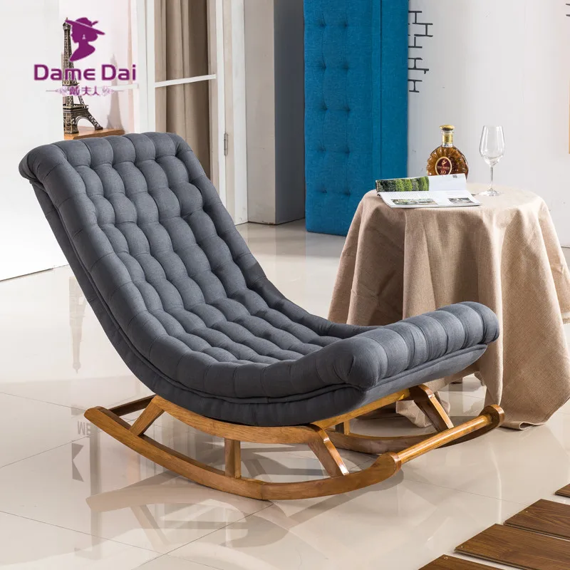 Online Get Cheap Design Lounge Chair -Aliexpress.com Alibaba Group Modern Design Rocking Lounge Chair Fabric Upholstery and Wood For Home Furniture Living Room Adult Luxury - Online Get Cheap Design Lounge Chair -Aliexpress.com Alibaba Group