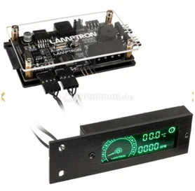 

Lamptron TC20 RGB CPU Fan speed Displayer,LCD screen,only one channel for PWM fan,Display CPU Fan Speed,4-pin RGB LED connection