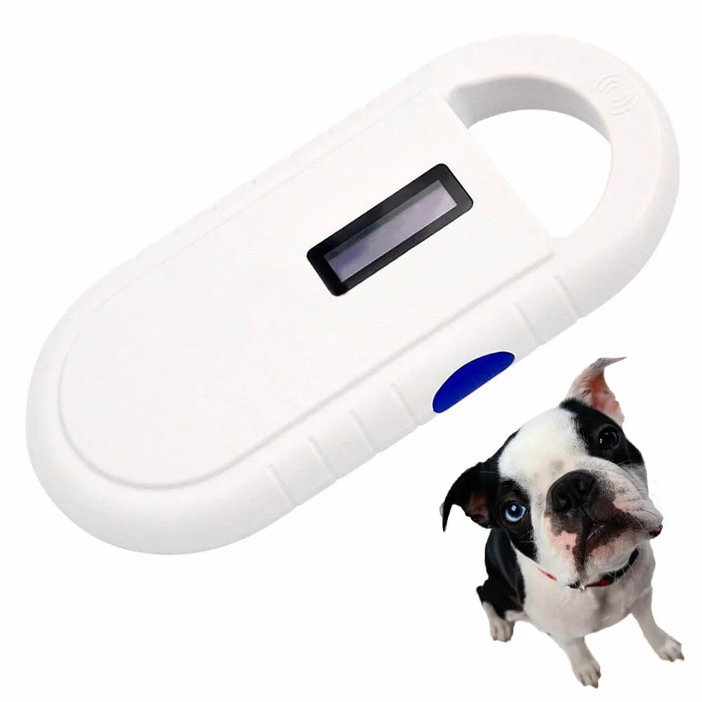 

Portable RFID 134.2Khz Animal Pet Microchip Recognition Reader Ear Tag Scanner LCC77