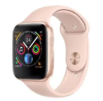

Gold IWO 8 MTK2502C Red Round Button 44MM Series 4 reloj deportivo hombre for iphone 6 7 X huawei xiaomi oppo