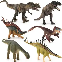 Мир Юрского периода парк игрушечные модели динозавров Utahraptor Ceratosaurus Tyrannosaurus Nigersaurus Craft ПВХ фигурку динозавры подарок