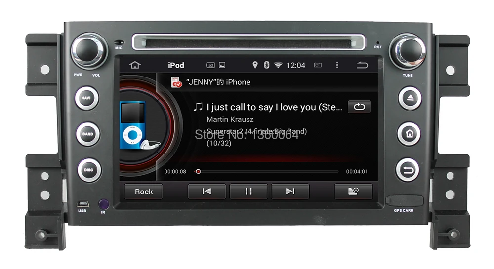 Clearance Quad Core Android 5.1 Car DVD for Suzuki Grand Vitara with Navigation system Radio WIFI 4G audio video player support OBD DVR 5