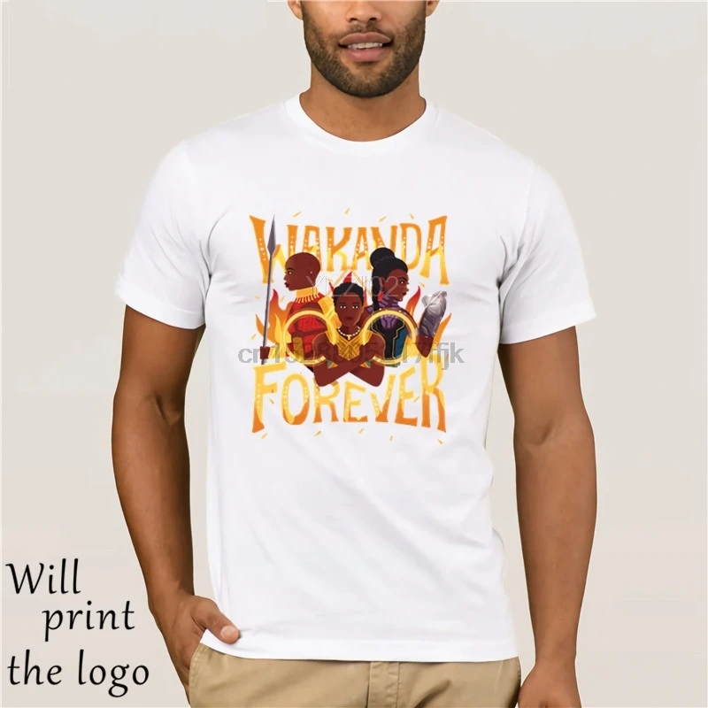 Donne di Wakanda Magliette dei classici Degli Uomini футболки унисекс черная пантера wakanda eroine Film Moda