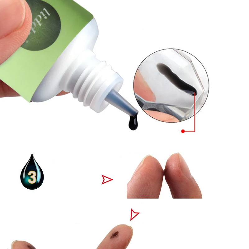

10ml Primary Adhesive Fast Strong Eyelash Extension Glue Low Fume Makeup Tools YF2017