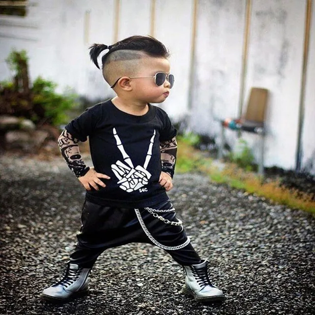 2017 fashion cool baby clothing, the new male baby boys suit, female