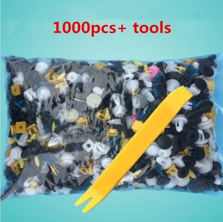 

500PCS Universal Hole Car Fastener 30 Kinds Mixed Plastic Clips Fender Bumper Door Plank Fixed Retainer Rivets Auto Fasteners