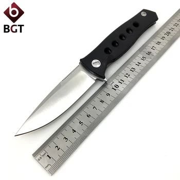 

Dr. Death Folding Pocket Knife Tactical Survival EDC Knives D2 Blade G10 Handle Ball Bearing Outdoor Camping Tools