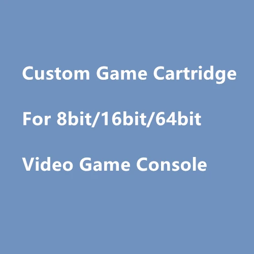 

Custom Game Super Retro Game Cartridge For MD N8 and 64 bit video Game console