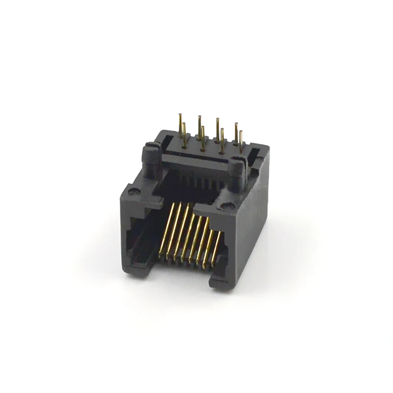 20pcs RJ45 Socket Connector 8P8C Network Interface JacK 90 Degree PCB