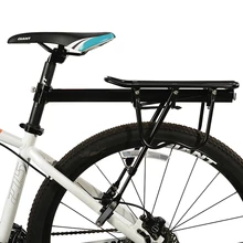 Rockbros Bicycle Carrier Bike Luggage Cargo Rear Rack Aluminum Alloy Shelf Saddle Bags Holder Stand Support Shelf Bracket
