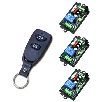 

New Style AC220V 110V RF Wireless Remote Control Light Switch ON/OFF 1 Channal Relay Switch with 1pcs Transmitter