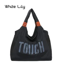 

New Waterproof Large Capacity Mummy Bag ladies Nylon Travel Shoulder Bag Women Gym handbag Shoulder Bag Female Big Tote Bag