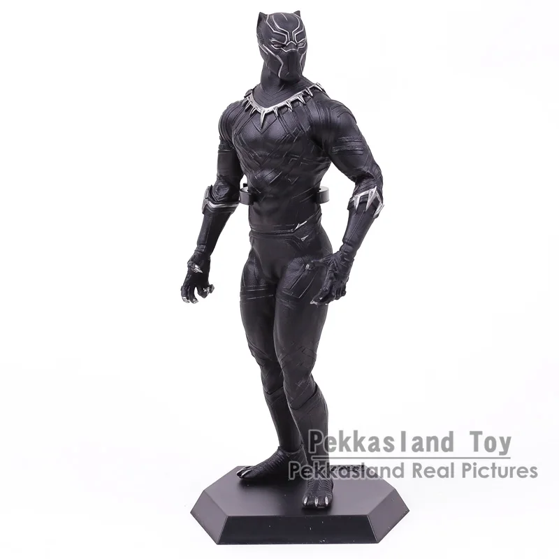 Brinquedos Loucos Vingadores Infinito Guerra Pantera Negra 1 - 6 Escala Pvc Figura Collectible Modelo Brinquedo 12 Polegada 30 cm 2 Figuras de ação