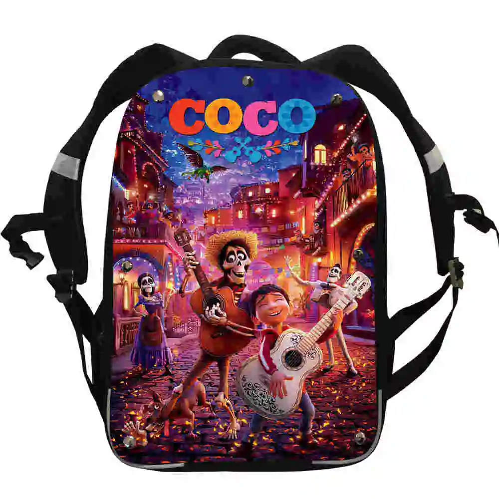Coco гитара рюкзак рок ролл животное аниме для женщин мужчин мальчиков девочек
